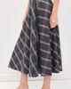 LE BOP LE BOP Myrtle Circle Skirt Charcoal/Blue Plaid - 5