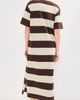 LE BOP LE BOP Nell Polo Maxi Dress Chocolate/Beige - 3