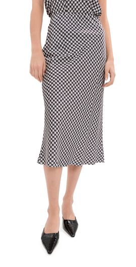 LE BOP LE BOP Olive Skirt Black/White Houndstooth