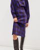 LE BOP LE BOP Olive Skirt Deep Blue/Brown - 2