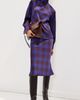 LE BOP LE BOP Olive Skirt Deep Blue/Brown - 5