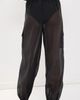 LE BOP LE BOP Organza Cargo Pocket Pants Black - 4