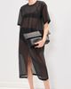 LE BOP LE BOP Organza Midi Dress Black - 2