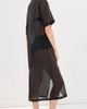 LE BOP LE BOP Organza Midi Dress Black - 4