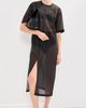 LE BOP LE BOP Organza Midi Dress Black - 5