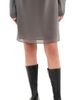 LE BOP LE BOP Organza Pull On Bungee Skirt Iron Grey - 1