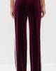 LE BOP LE BOP Paige Velvet Pants Wine/Ivory Stripe - 3