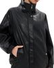 LE BOP LE BOP Pebble Faux Leather Bomber Black - 1