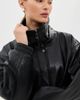 LE BOP LE BOP Pebble Faux Leather Bomber Black - 2