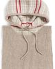 LE BOP LE BOP Plaid Dickie Taupe/White/Red One - 1