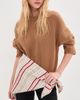 LE BOP LE BOP Plaid Triangle Scarf Taupe/White/Red One - 4
