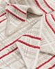 LE BOP LE BOP Plaid Triangle Scarf Taupe/White/Red One - 5