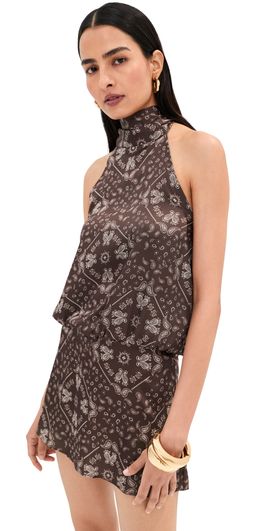 LE BOP LE BOP Regina Dress Brown Bandana