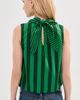 LE BOP LE BOP Riley Blouse Green/Dark Green Stripe - 3