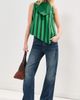 LE BOP LE BOP Riley Blouse Green/Dark Green Stripe - 5