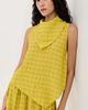 LE BOP LE BOP Riley Checked Blouse Chartreuse - 2