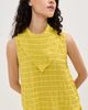 LE BOP LE BOP Riley Checked Blouse Chartreuse - 6