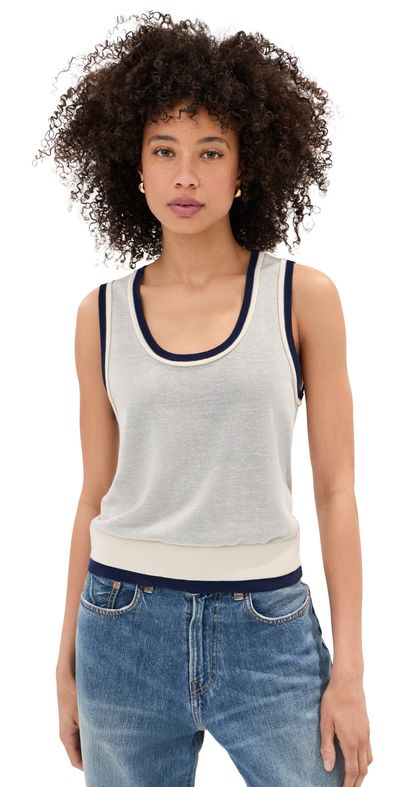 LE BOP LE BOP Rina Tank Top White/Midnight