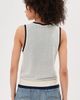 LE BOP LE BOP Rina Tank Top White/Midnight - 3