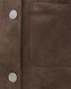 LE BOP LE BOP Rowan Faux Suede Utility Jacket Coffee - 6