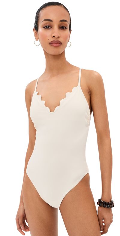 LE BOP LE BOP Scallop One Piece Ivory
