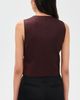 LE BOP LE BOP Simone Satin Vest Mahogany - 3