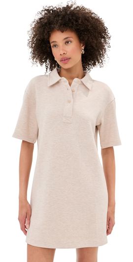 LE BOP LE BOP Solene Polo Dress Heathered Oat