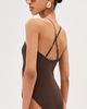 LE BOP LE BOP Square Neck One Piece Shaved Chocolate - 3