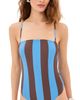 LE BOP LE BOP Square Neck One Piece Shaved Chocolate/Marina - 1
