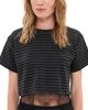 LE BOP LE BOP Stripe Lace Hazel Tee Charcoal Stripe/Black - 1