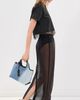 LE BOP LE BOP Stripe Lace Hazel Tee Charcoal Stripe/Black - 5