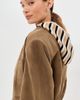 LE BOP LE BOP Striped Balaclava Dickie Oatmeal/Black/White/Camel One - 4