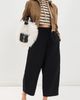 LE BOP LE BOP Striped Balaclava Dickie Oatmeal/Black/White/Camel One - 5