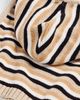 LE BOP LE BOP Striped Balaclava Dickie Oatmeal/Black/White/Camel One - 6