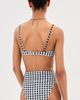 LE BOP LE BOP Underwire Bikini Top Gingham (Black/White) - 4