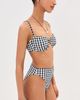 LE BOP LE BOP Underwire Bikini Top Gingham (Black/White) - 5