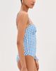 LE BOP LE BOP Underwire One Piece Gingham (Marina/Ivory) - 5
