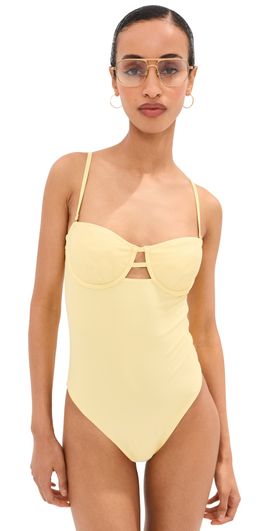 LE BOP LE BOP Underwire One Piece Mellow Yellow
