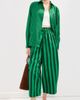 LE BOP LE BOP Winnie Button Down Green/Dark Green Stripe - 5