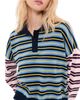 LE BOP LE BOP Zadie Cropped Polo Blue Mix - 1