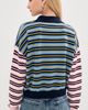 LE BOP LE BOP Zadie Cropped Polo Blue Mix - 4