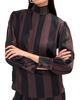 LE BOP LE BOP Zaza Blouse Chocolate/Black Stripe - 1
