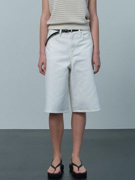 LE Cotton Half Pants [White]