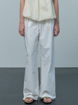LE Cotton Lounge Wide Pants (WHITE)