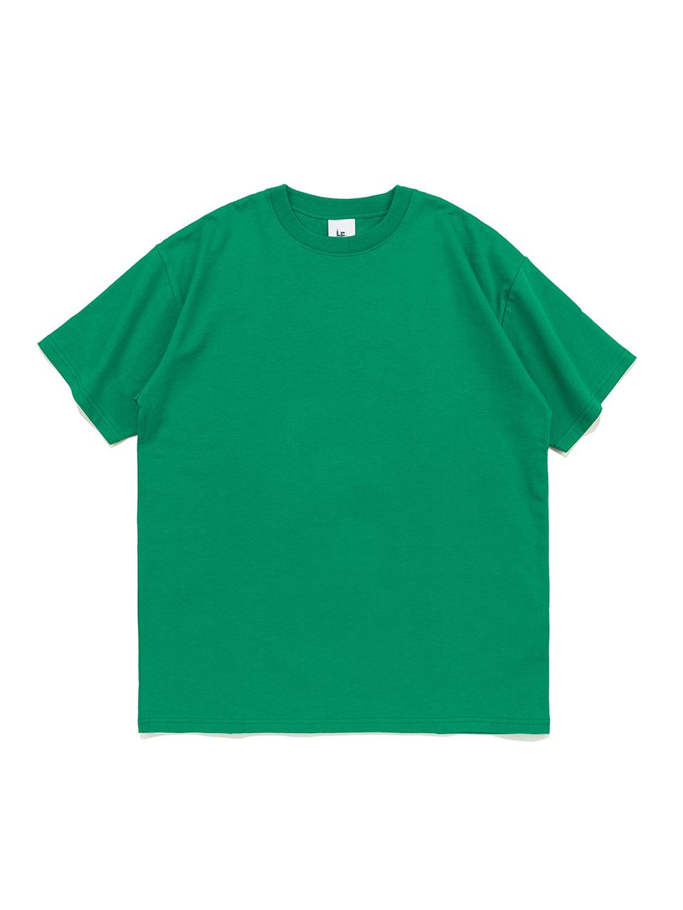 Le Custom 32S 2-ply Plain Semi-Overfit T-shirt [Kelly Green]