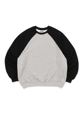 Le Custom Cotton Triple-Layer Raglan Sweatshirt [Melange]
