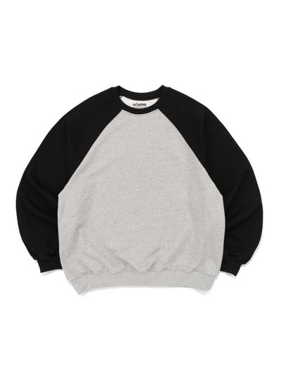 Le Custom Cotton Triple-Layer Raglan Sweatshirt [Melange]