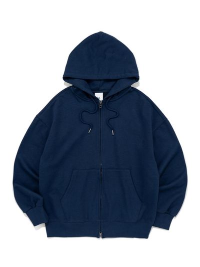 Le Custom Custom Overfit Two-Way French Terry Hoodie [Navy]