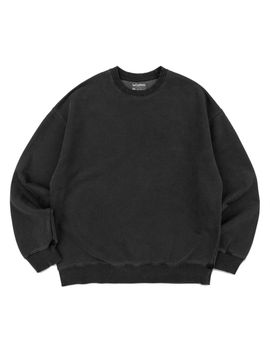 Le Custom Custom Pigment Heavyweight Triple-Layer Sweatshirt [Black]