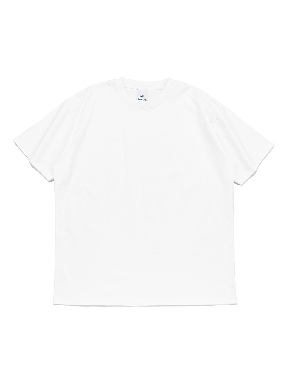 Le Custom High-density Semi-overfit Short Sleeve T-shirt [White]